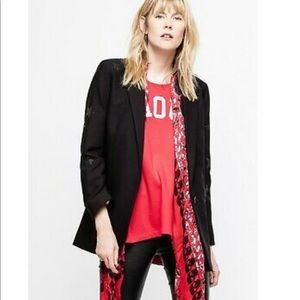 Zadig & Voltaire Size 40 Viva Bis Star Blazer